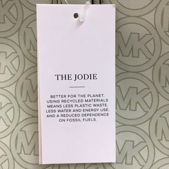 Jodie Small Tote Bag In Jacquard Logo - Atom Jade - Picture 5 of 6